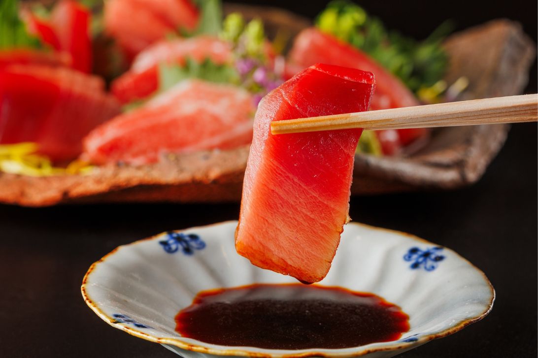 天然本まぐろの刺身