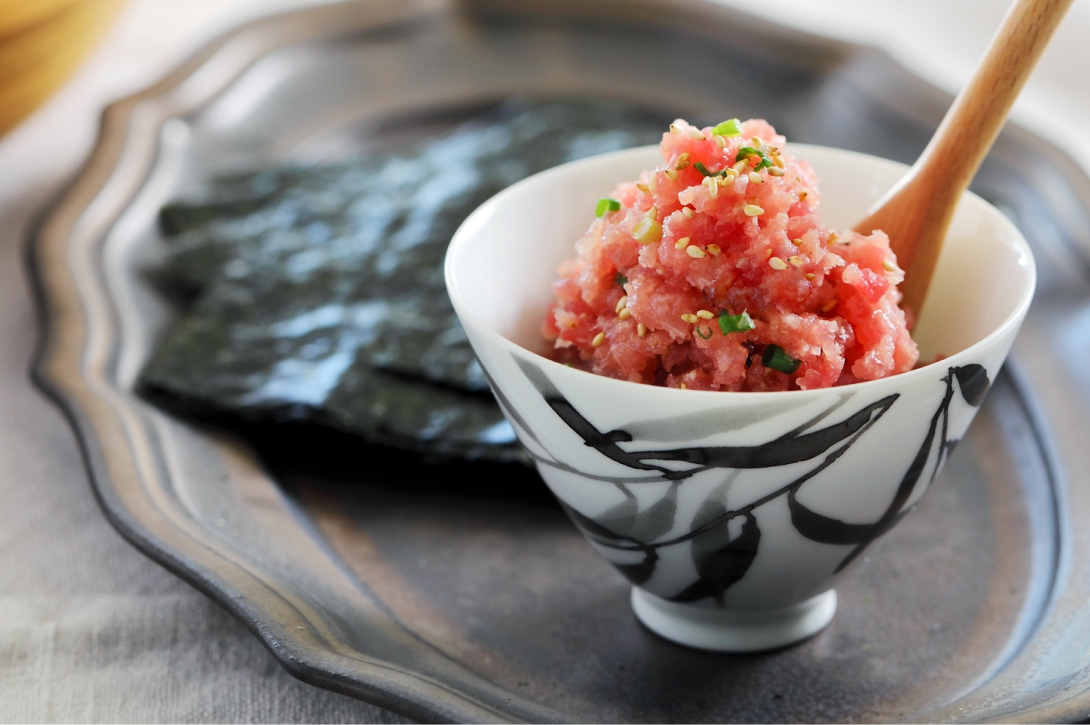 天然本鮪入り粗挽鮪